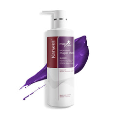Karseell Purple Shampoo bottle front for brassiness control on blonde and silver hair