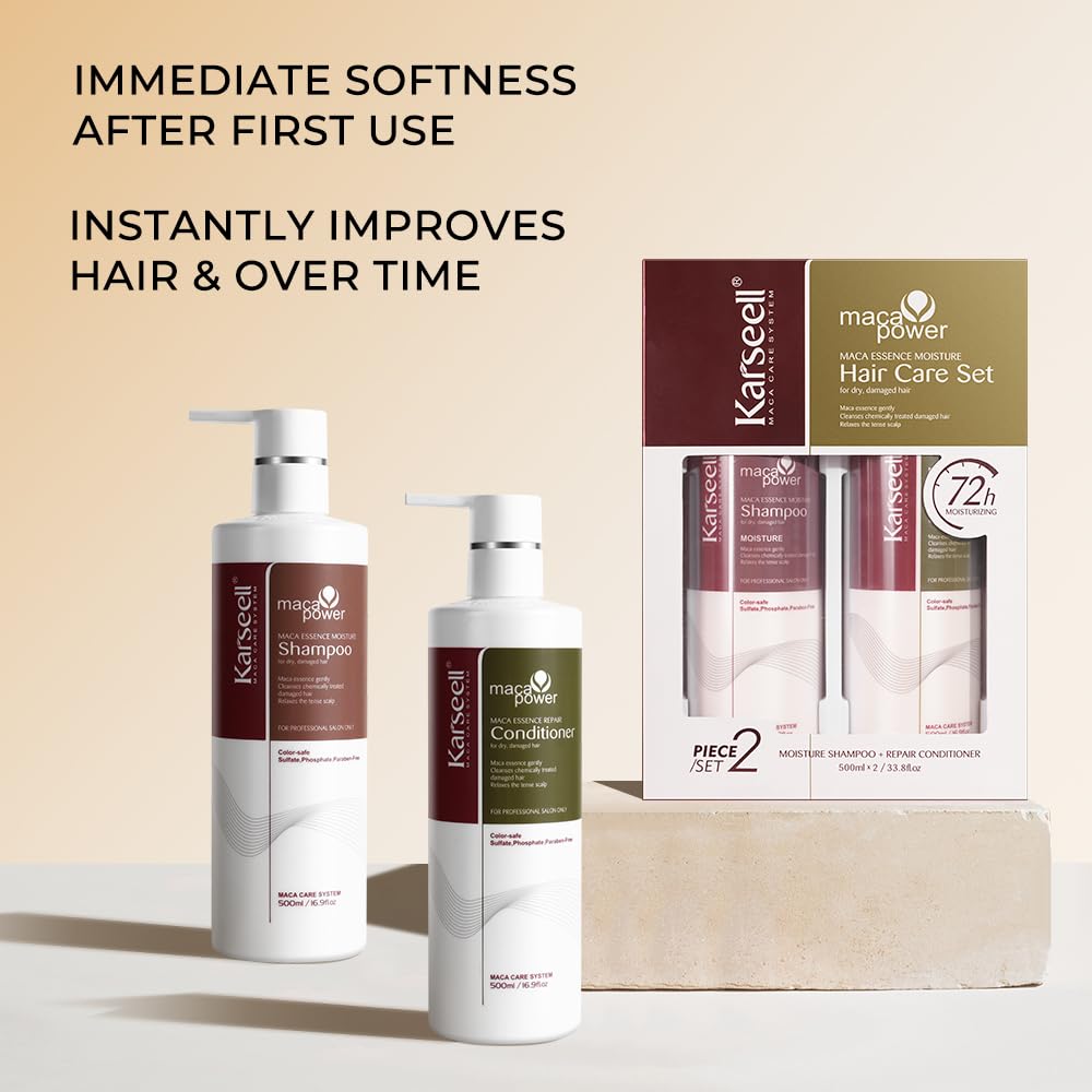 Karseell salon-quality moisturizing shampoo visual for professional care