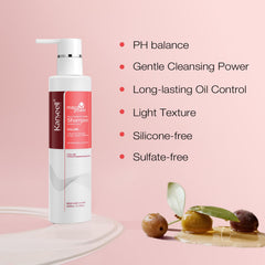 Karseell Volume Shampoo lather in hand for cleansing without heaviness