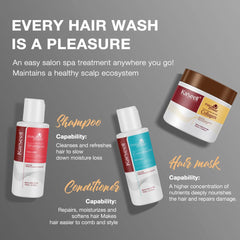 Karseell volumizing shampoo 70ml bottle boosts fullness and hydration.