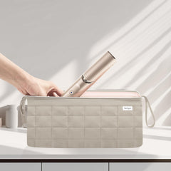 KarSyon Airwrap case inside shows organized compartments for tools and attachments.