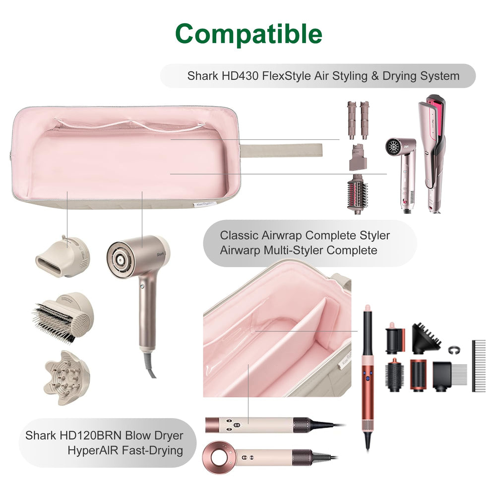 KarSyon doctor-bag opening enables quick tool access during travel or salon prep.