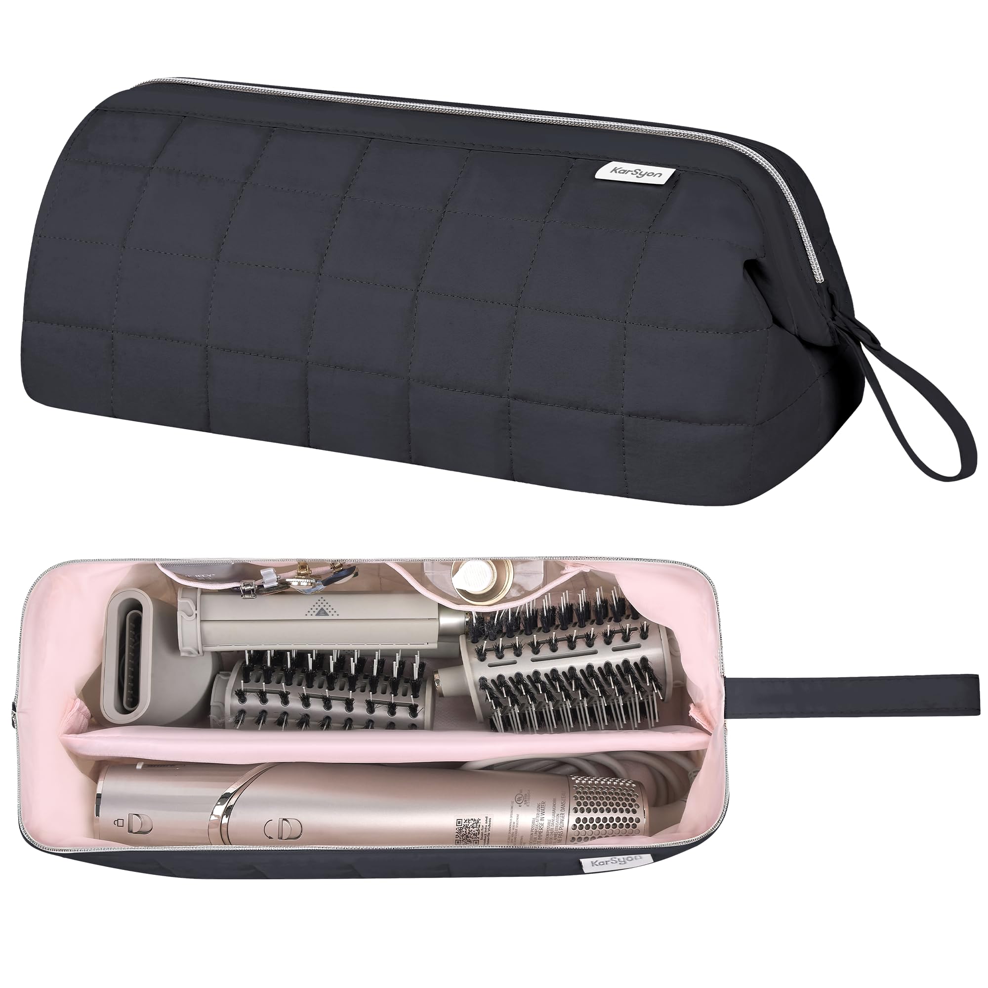 KarSyon Dyson Airwrap travel bag – optimized fit for tools and travel organization.