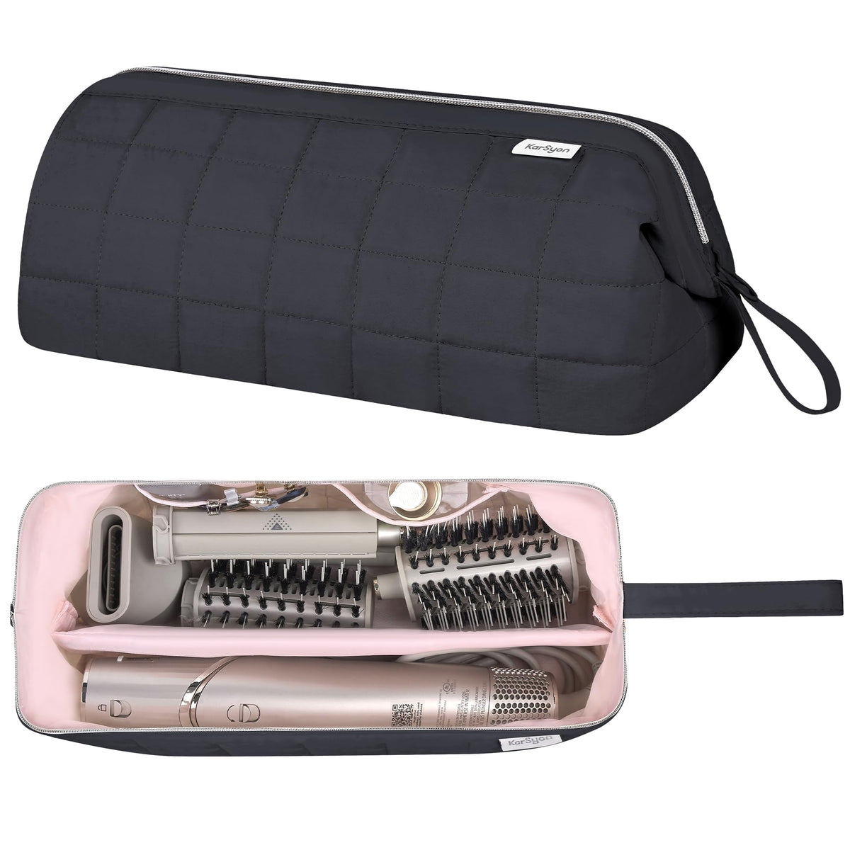 KarSyon Dyson Airwrap travel bag – optimized fit for tools and travel organization.