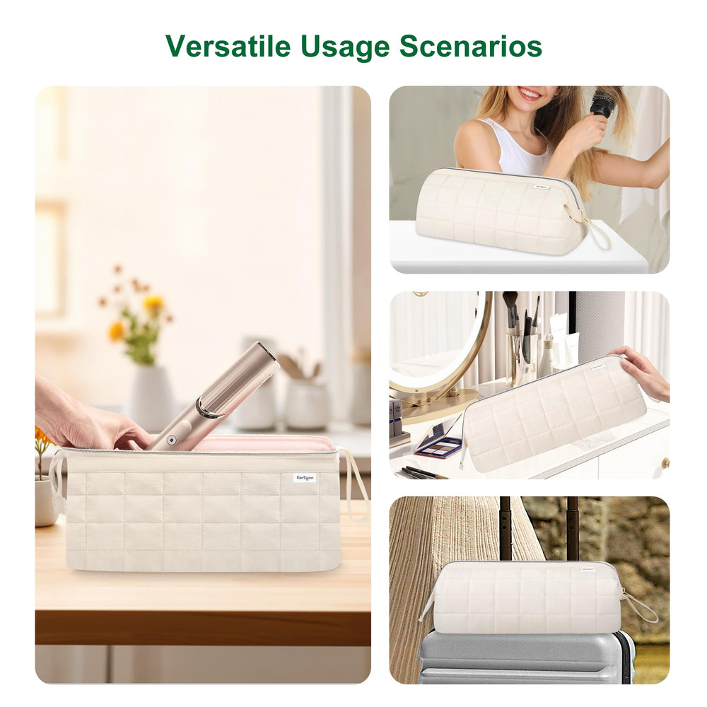 KarSyon hand-hanger view shows wall-hanging portability