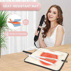 KarSyon hot tools organizer durable material peach skin fabric with soft touch and protection