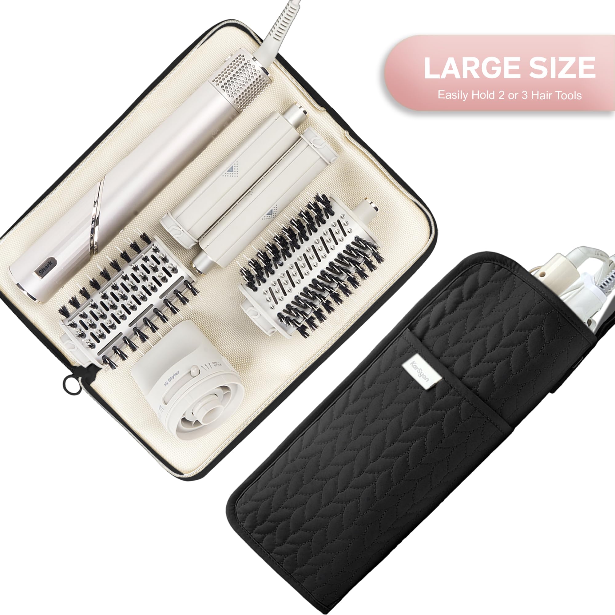 KarSyon hot tools organizer hanging hook keeps tools within easy reach on any surface