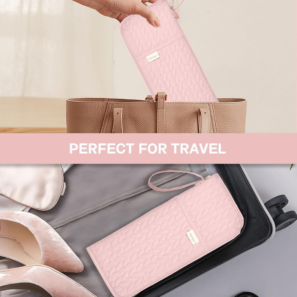 KarSyon hot tools organizer pink washable cover is easy to clean and maintain.