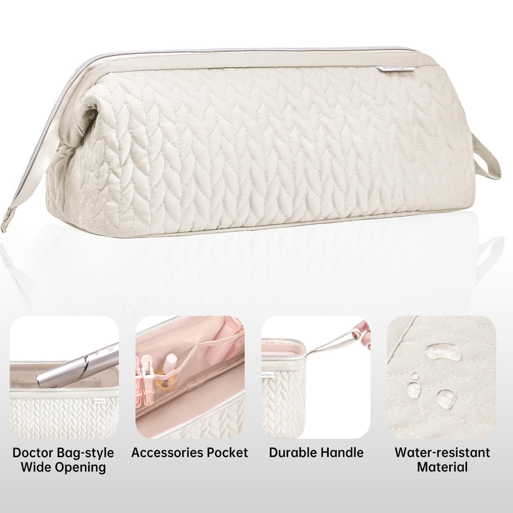 Beige KarSyon case shows premium peach-skin material and soft touch