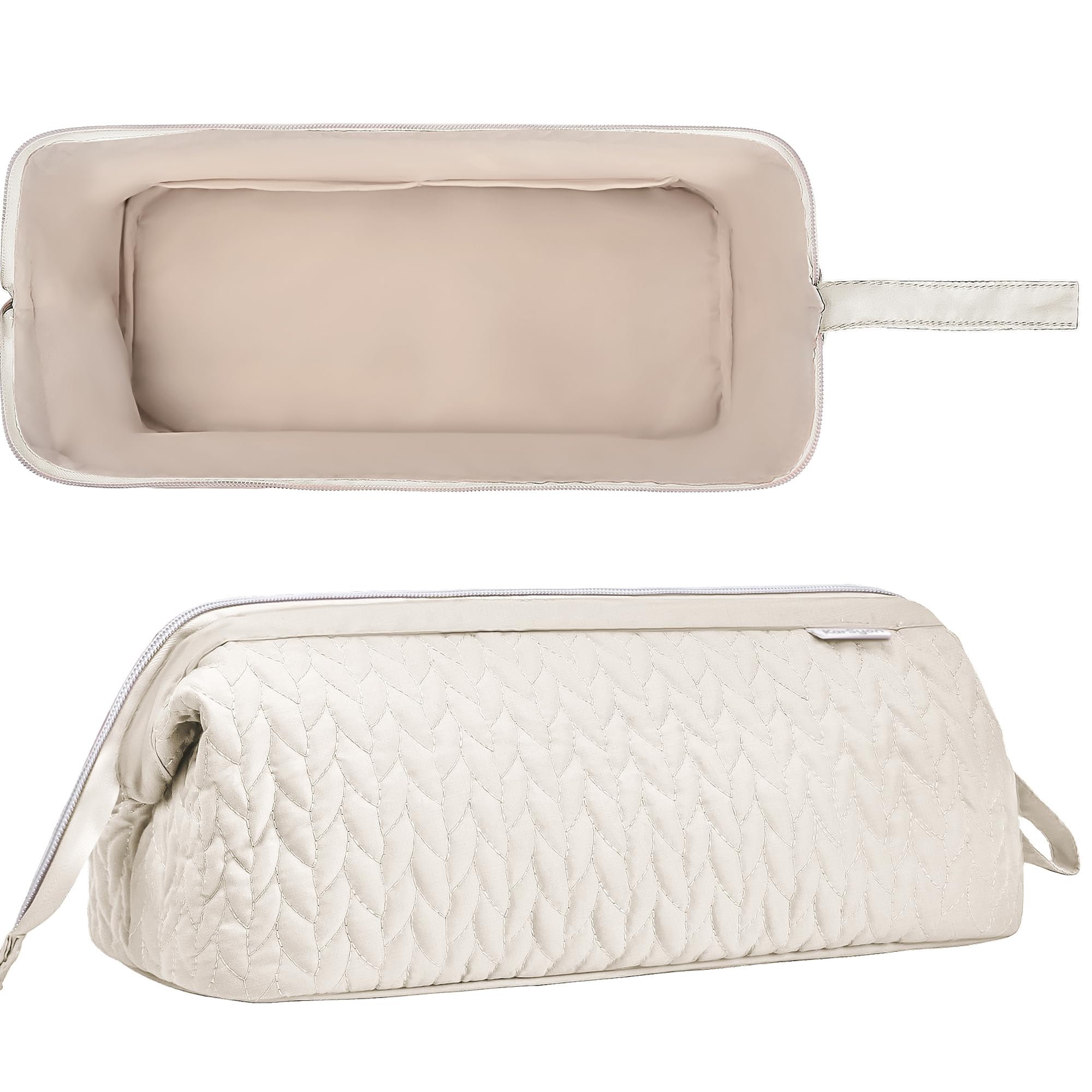 Karsyon Shark Flex Style case being carried by hand, portable travel organizer