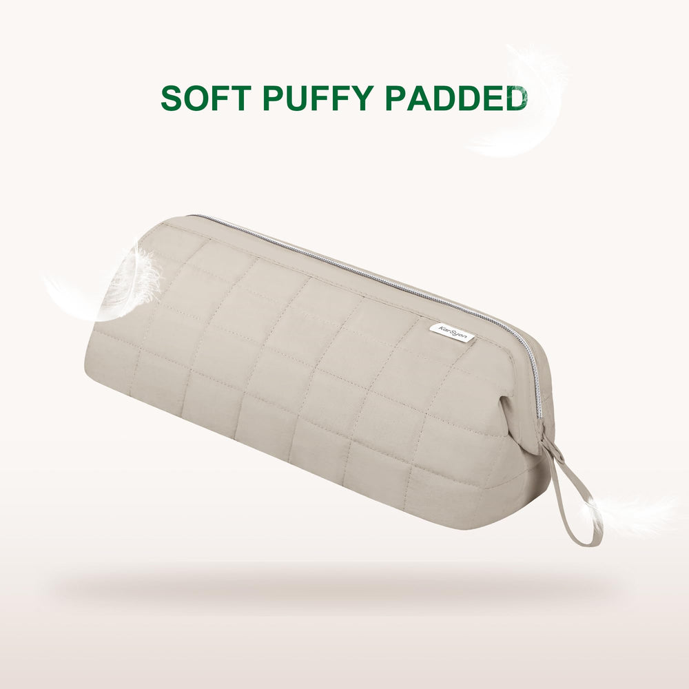 KarSyon travel bag camel side view illustrates compact, protective design for tools.