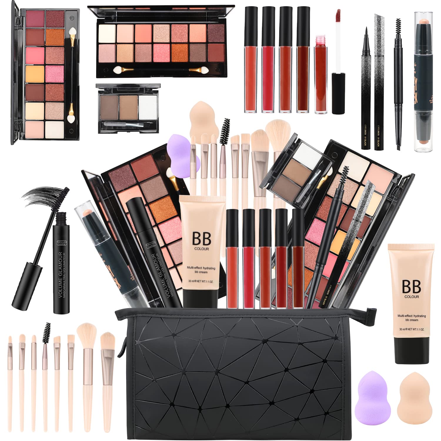KARUIZI eyeshadow palettes front view for versatile daily looks.