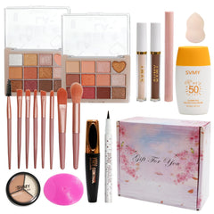 KARUIZI kit maquillaje completo en estuche portátil para uso diario