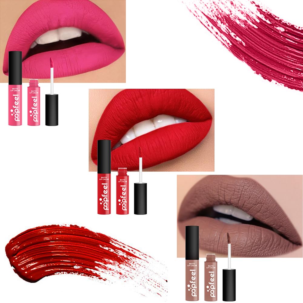 KARUIZI lip gloss set collection showcases glossy finishes for radiant lips.