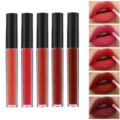 KARUIZI lipgloss set image highlighting glossy finishes for smooth lips.