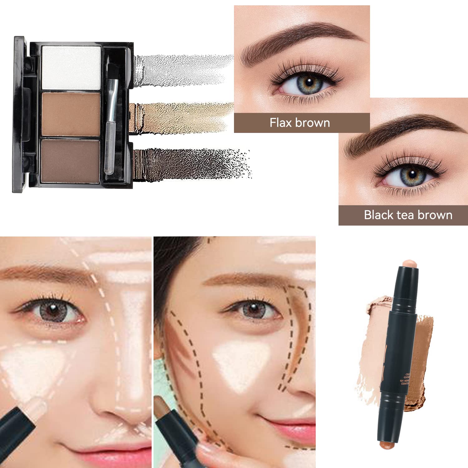 KARUIZI mascara wand close-up demonstrating voluminous lash effect.