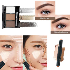 KARUIZI mascara wand close-up demonstrating voluminous lash effect.