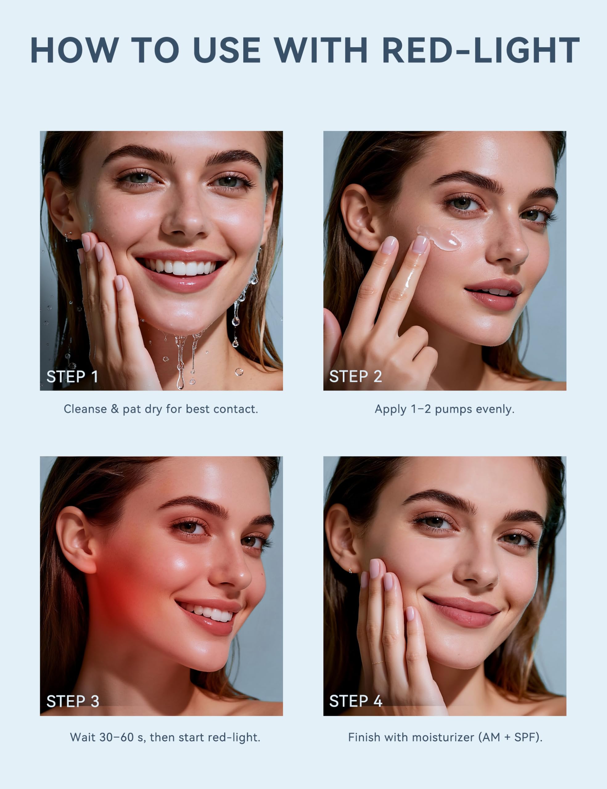 KARUNO texture refinement with peptide and niacinamide for smoother, even skin.