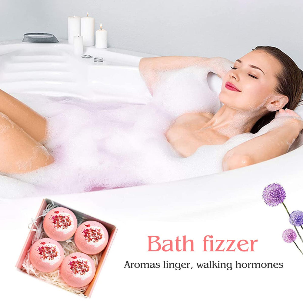 KASTU bath bomb fizz close-up demonstrates rapid dissolution and bubbly spa experience