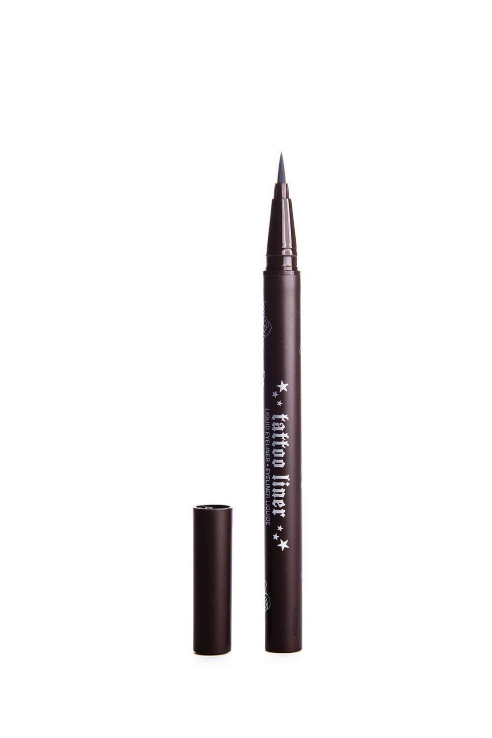 Kat Von D Tattoo Liner Mad Max Brown swatches on hand reveal creamy, even pigment.