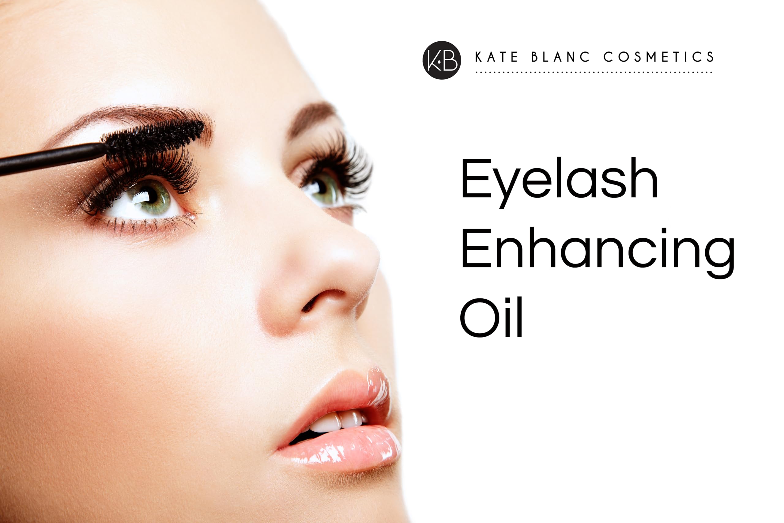 Kate Blanc Cosmetics being massaged into hair to reduce dryness and improve texture