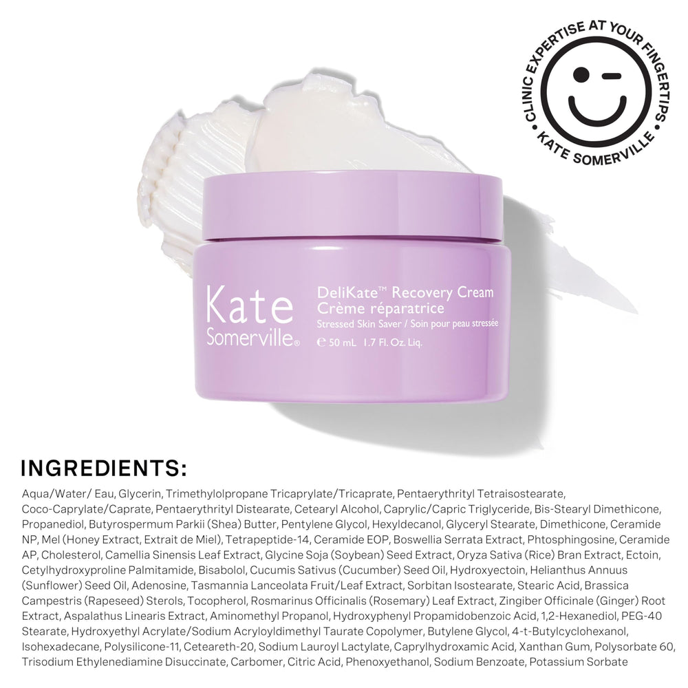 Kate Somerville DeliKate Recovery Cream Hollywood clinic origin concept