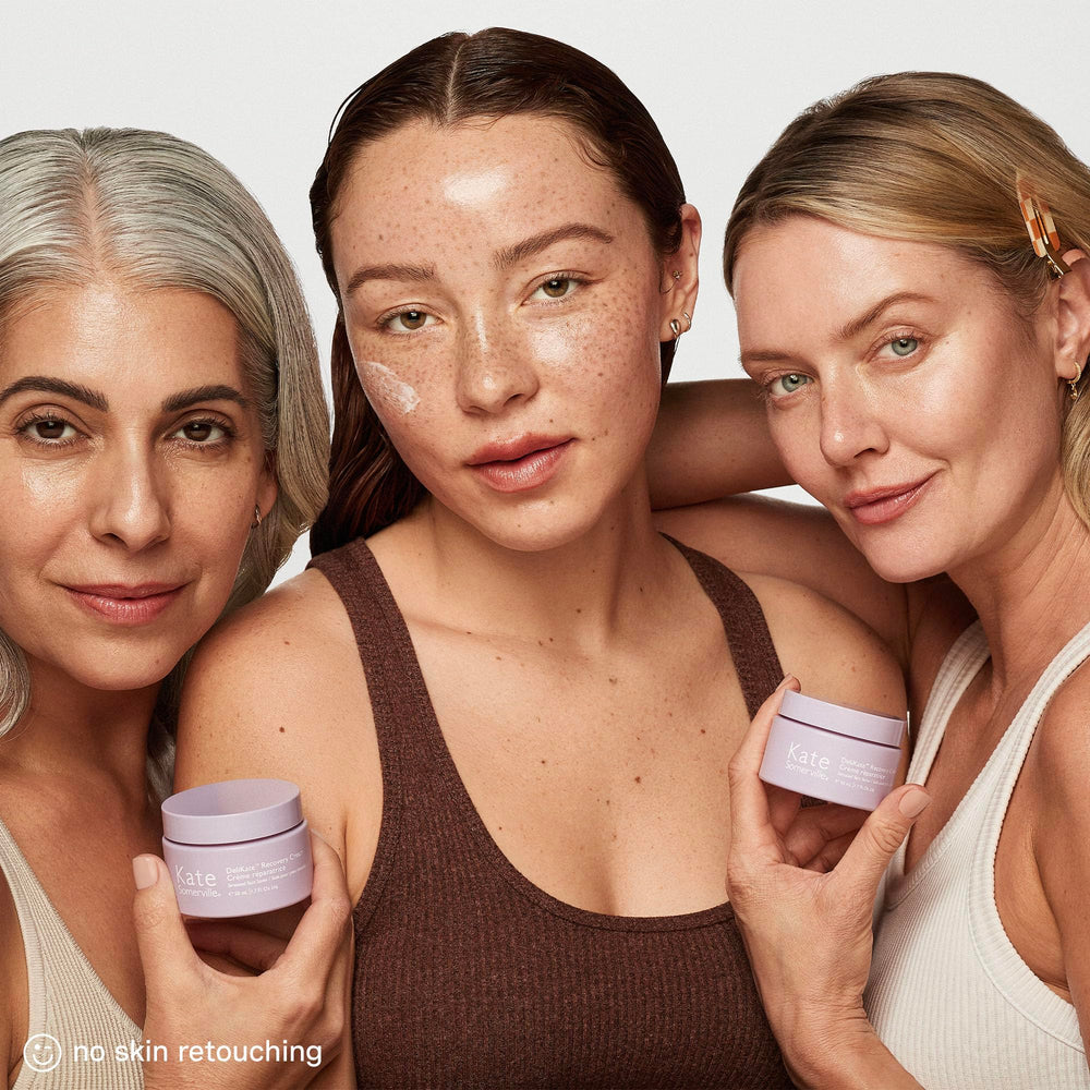 Kate Somerville DeliKate Recovery Serum pairing image suggests complete post-care routine