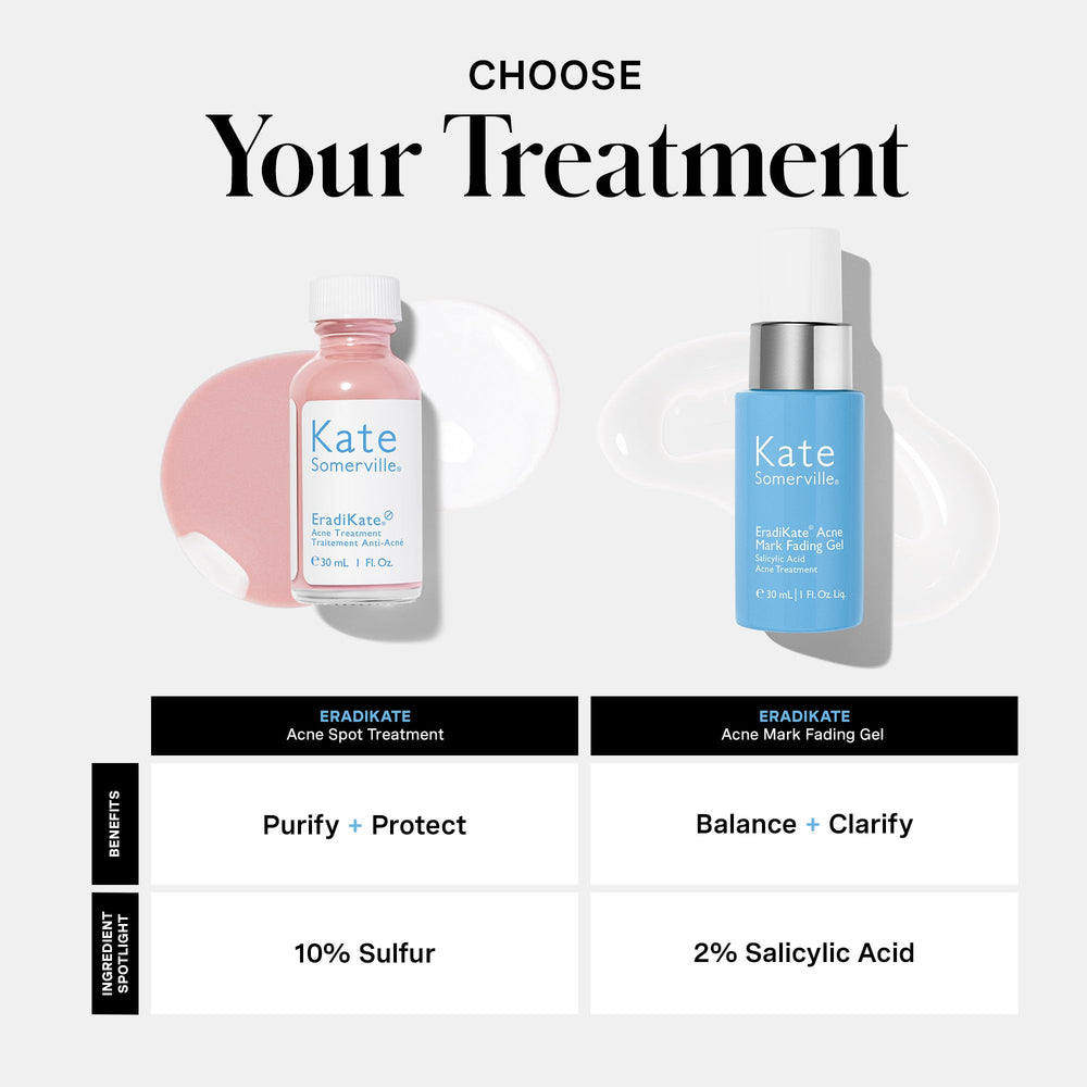 Kate Somerville EradiKate zinc oxide mention for gentle anti-inflammatory support