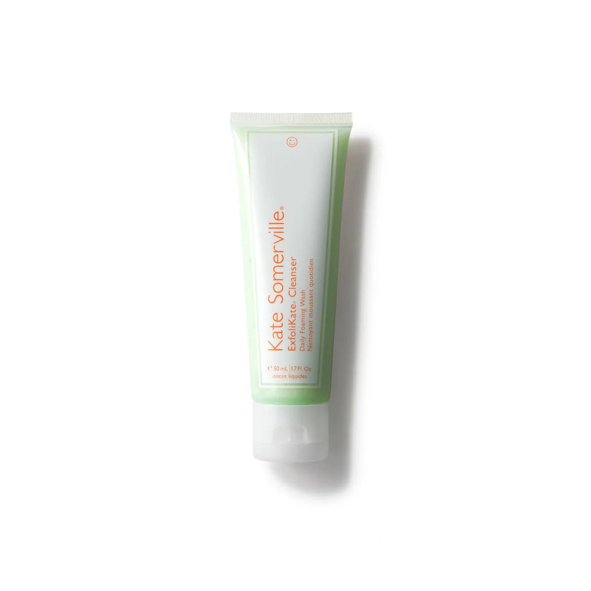 Kate Somerville ExfoliKate Cleanser bottle shows daily exfoliation for refreshed skin.