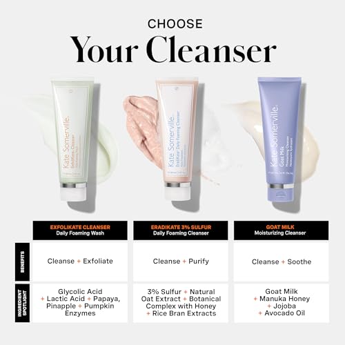Kate Somerville Exfolikate Cleanser suitable for daily use in skincare routine