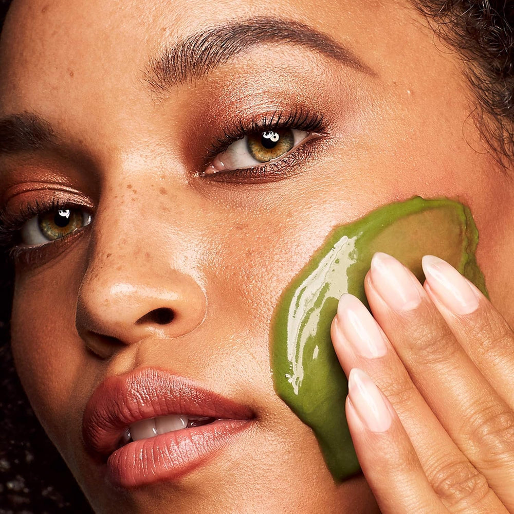 Kate Somerville Exfolikate texture closeup before-and-after concept of smoothing.