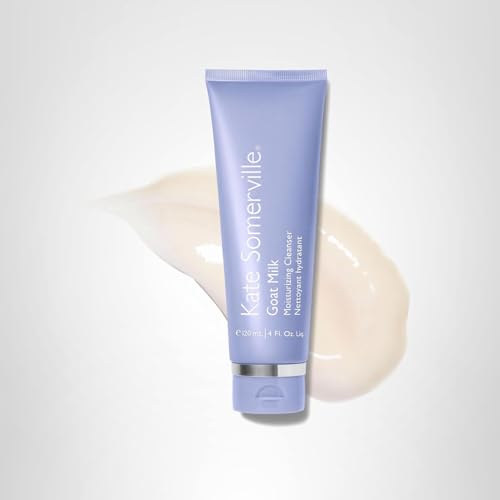 Travel-ready size of Kate Somerville Goat Milk Moisturizing Cleanser for on-the-go cleansing.