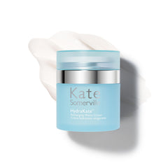 Kate Somerville HydraKate jar closeup shows refreshing hydration texture for instant moisture
