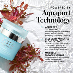 Kate Somerville HydraKate label closeup highlights premium hydration formulation for dry skin
