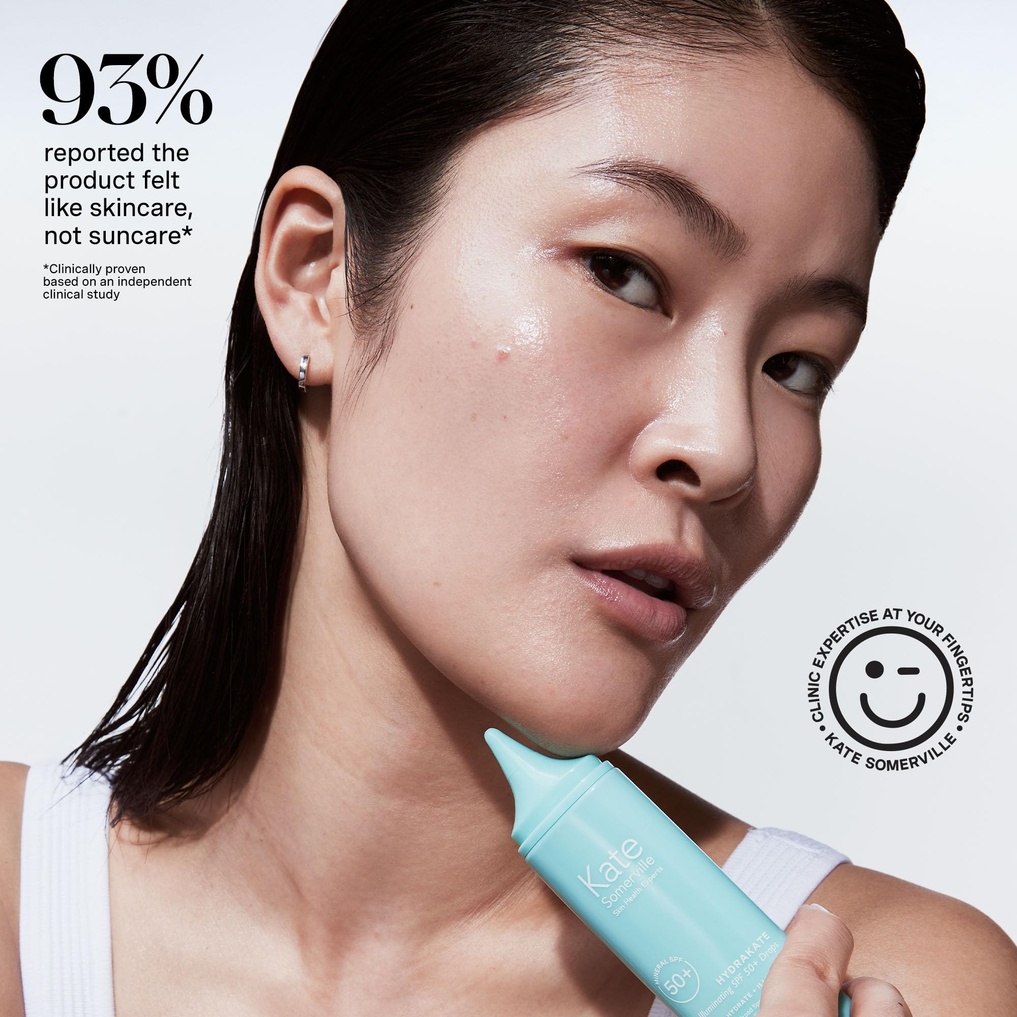 Zinc-oxide barrier visual demonstrates mineral protection on skin