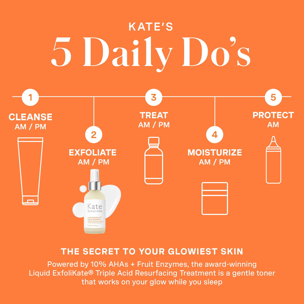 Skin after treatment with a radiant, refined texture