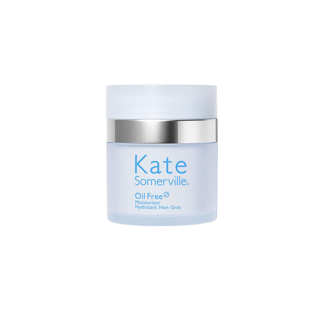Clinic origin label on Kate Somerville Oil Free Moisturizer implies expert formulation