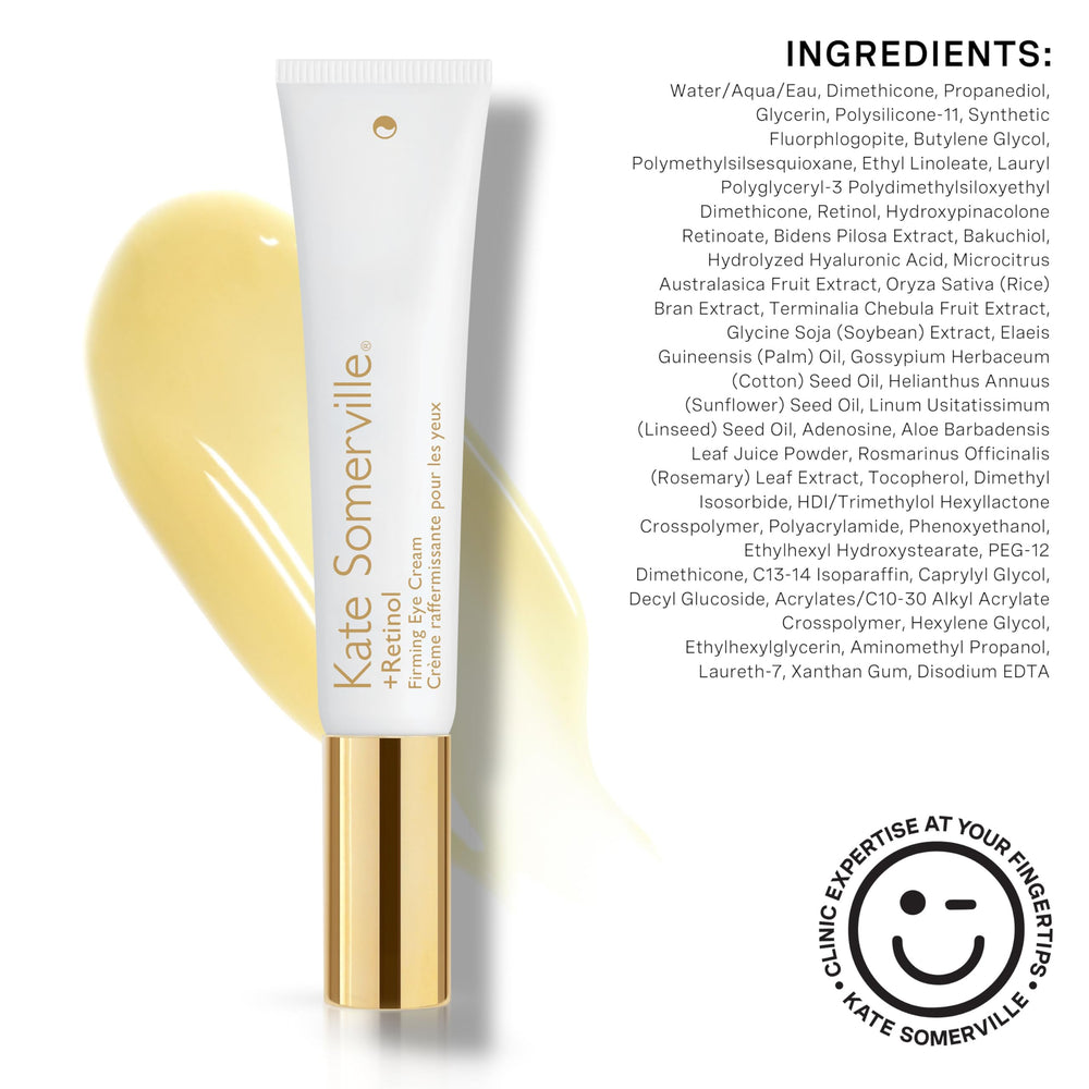 Cream applied on finger ready for gentle dab near eye with Kate Somerville
