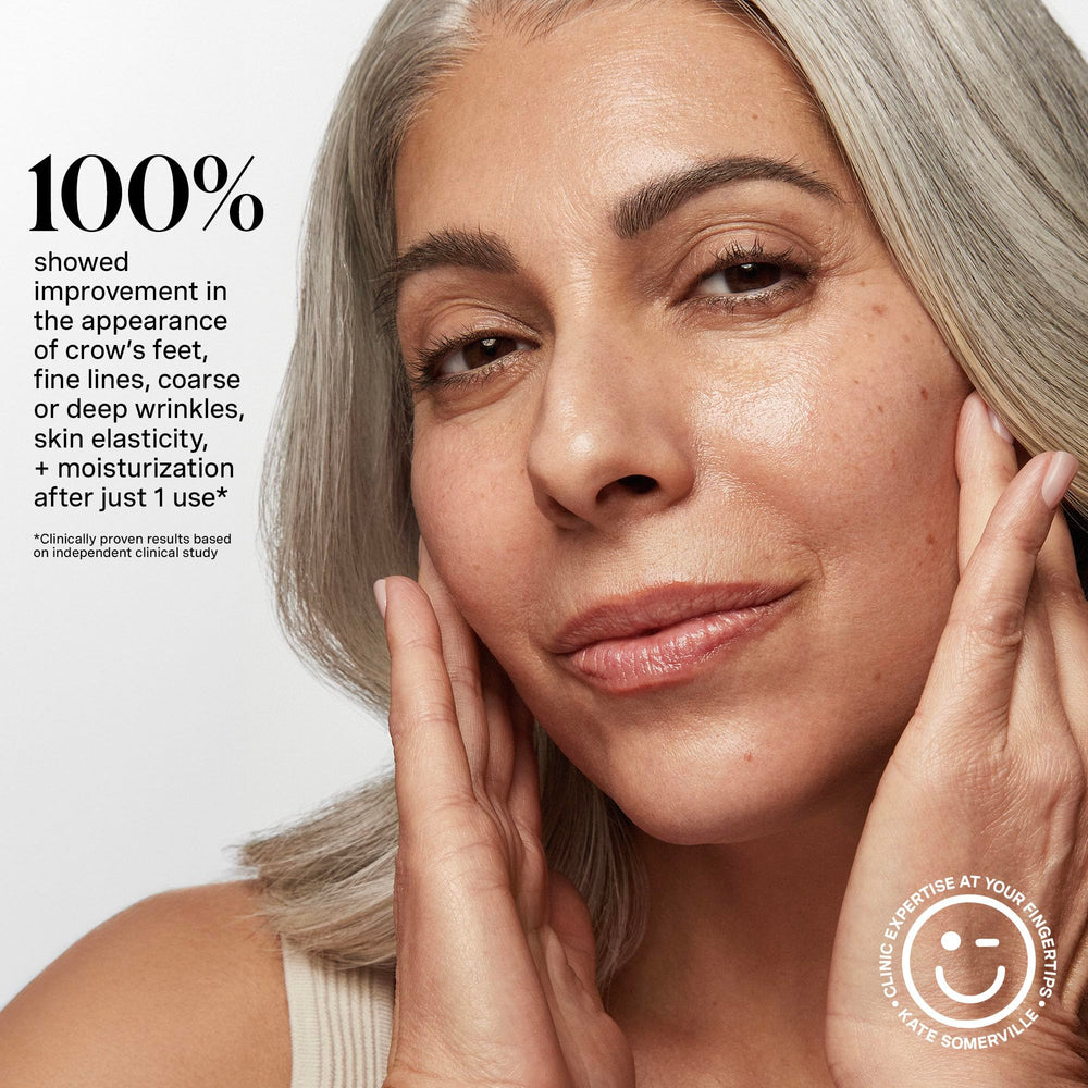 Kate Somerville Wrinkle Warrior hydration action captures multi-depth HA hydration