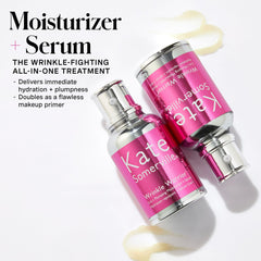 Kate Somerville Wrinkle Warrior moisturizer layer reveals lightweight, non-greasy finish