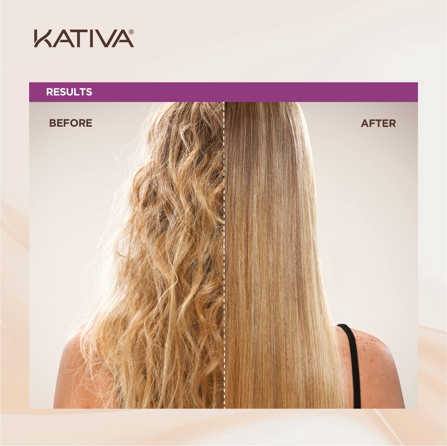 KATIVA blonde-kit conditioner nourishes and hydrates light hair during care