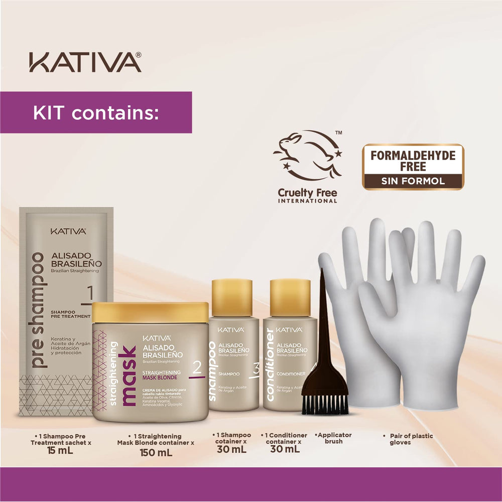 KATIVA blonde-kit gloves for safe, precise application