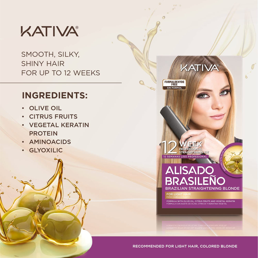 KATIVA blonde-kit olive oil and citrus for moisture and antioxidant care
