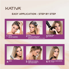 KATIVA blonde-kit shampoo for color-safe maintenance after treatment