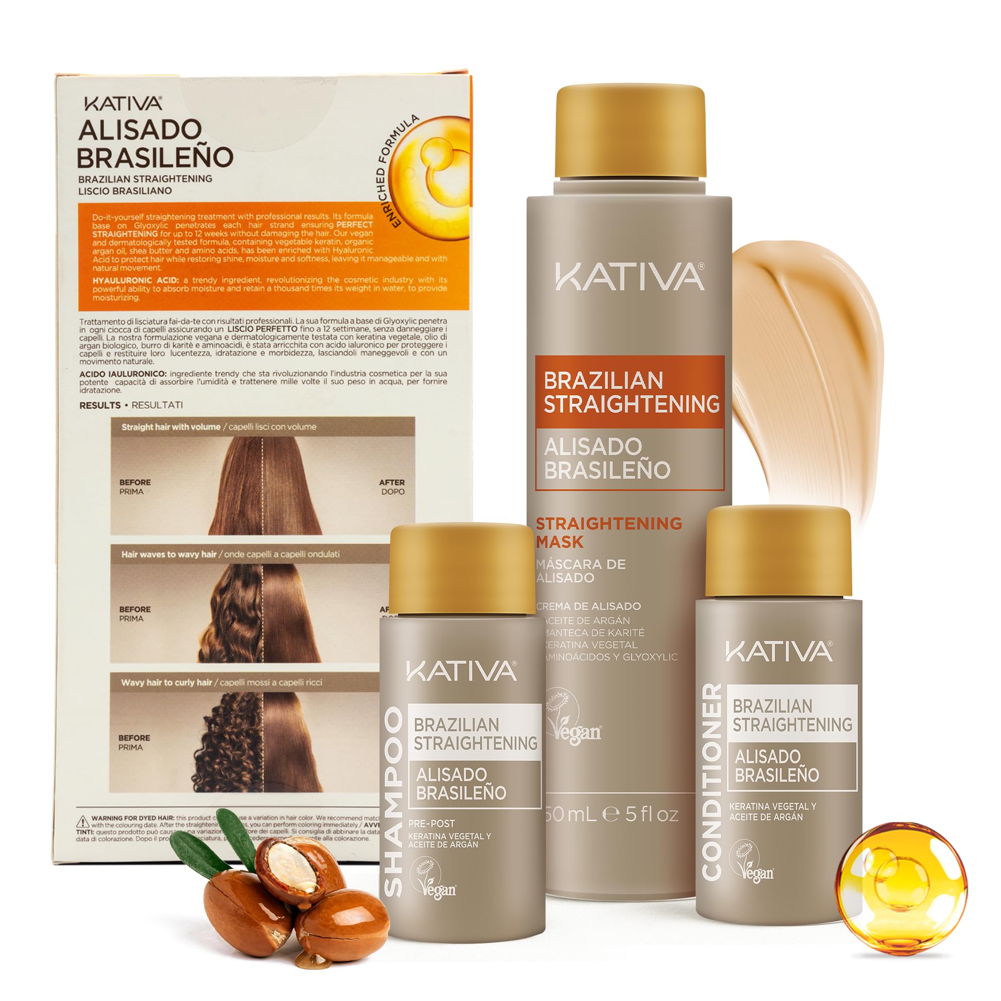 KATIVA packaging close-up communicates clean, vegan, cruelty-free ingredients.