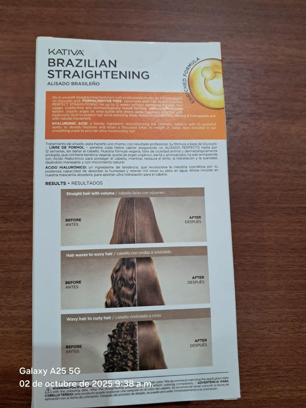 Kativa after-treatment hair looks smoother and shinier