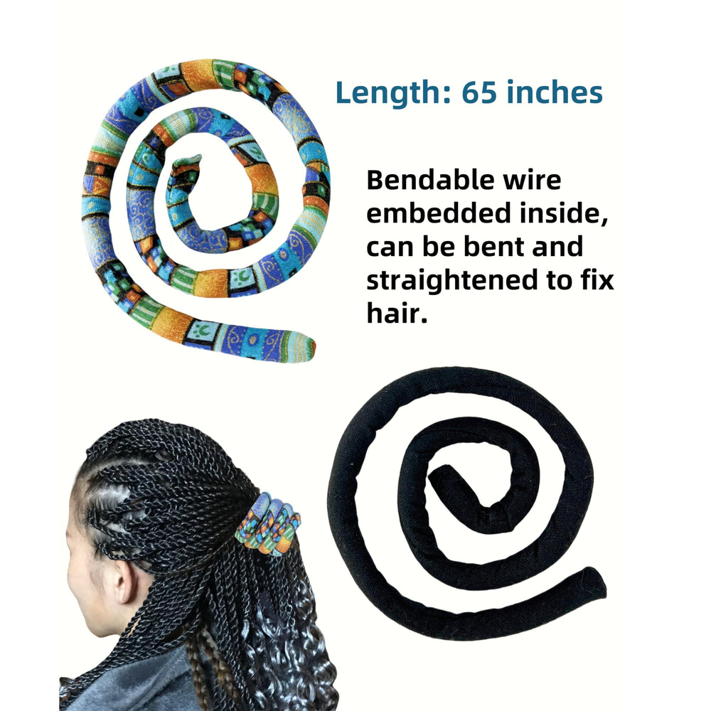 KATOCHUG bendable ponytail holder helps create smooth dreadlock updos with flexibility