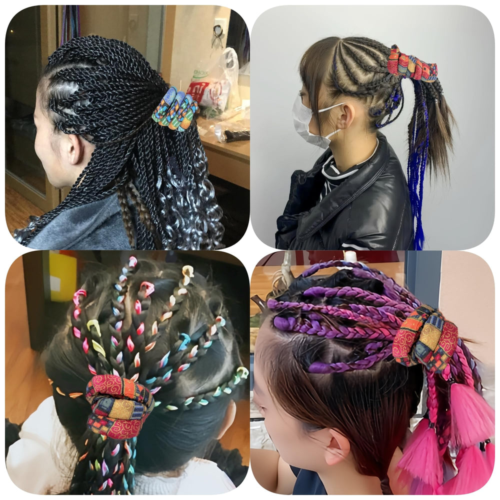 KATOCHUG durable loc hair ties designed for bulky styles on thick hair