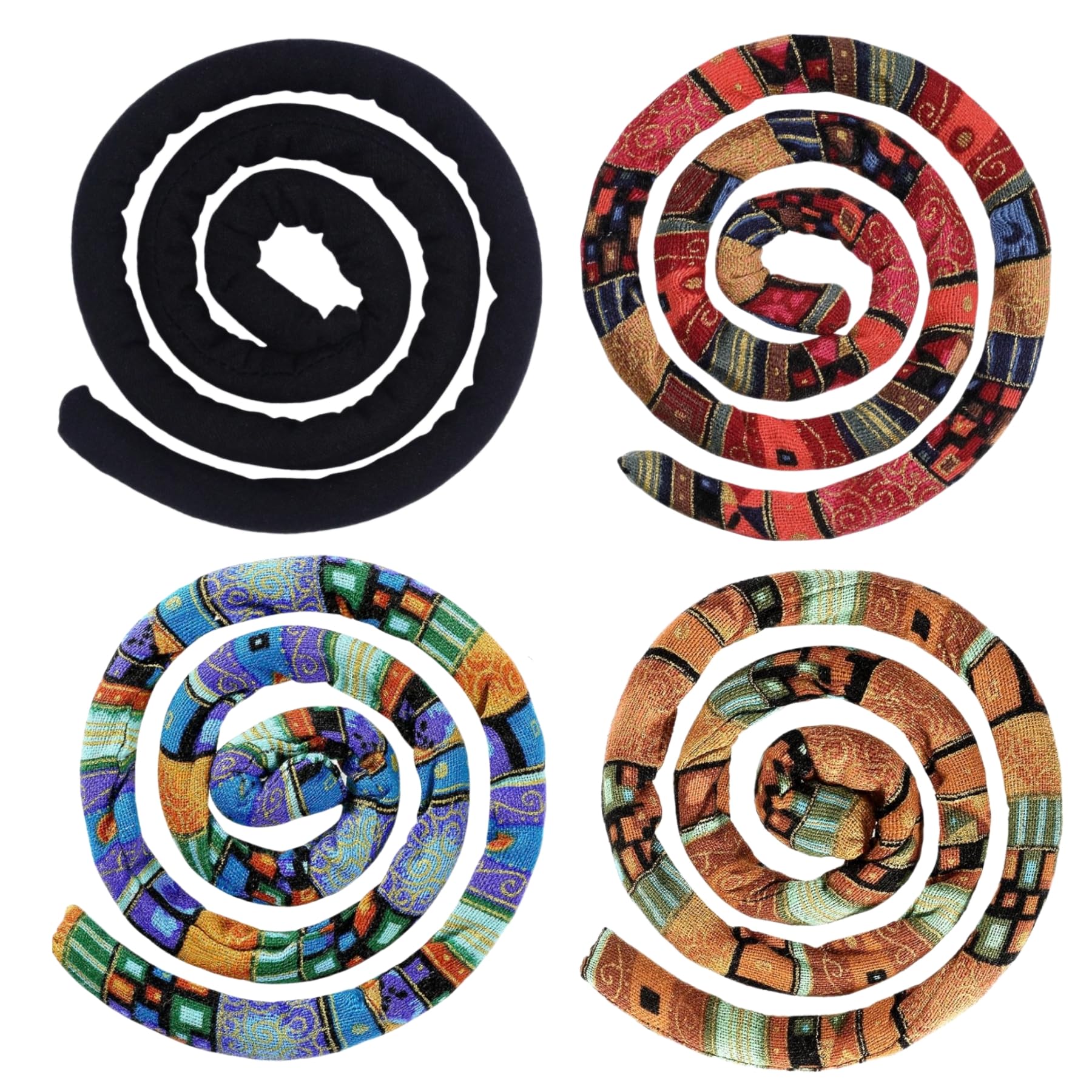 KATOCHUG spiral lock hair tie for dreadlocks with iron wire offers secure bending for wraps
