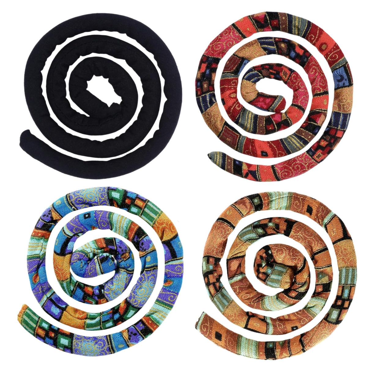 KATOCHUG spiral lock hair tie for dreadlocks with iron wire offers secure bending for wraps